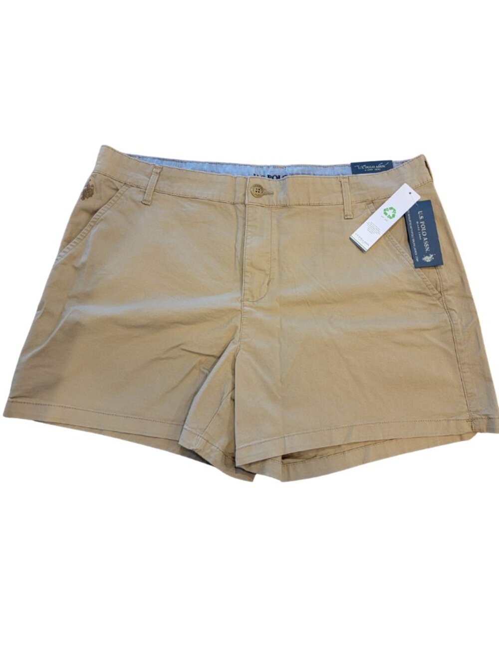 U.S. Polo Assoc. Kensington Khaki Chino 5" Shorts